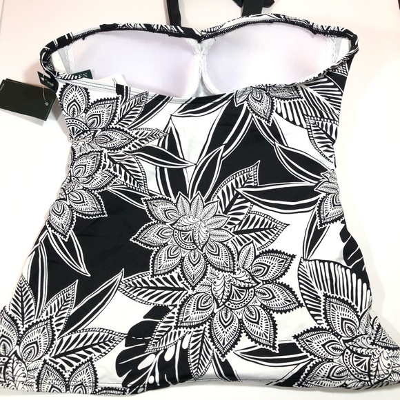 Ralph Lauren Tankini Top Halter Slimming Swim 6 - Picture 3 of 8